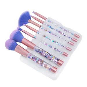 De moda <span class=keywords><strong>malayo</strong></span> 7 unids colores de brillo de belleza herramienta Cosmética Maquillaje pinceles - Product Image 2