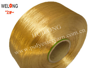 Siêu sáng Polyester màu vàng 300D/96f FDY sợi - Product Image 5