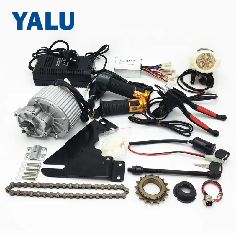 MY1018 36V 450W motoriduttore spazzolato motore Elettrico kit di conversione della bici motorizzata Ebike motor Set per la batteria al litio ATV scooter Bici