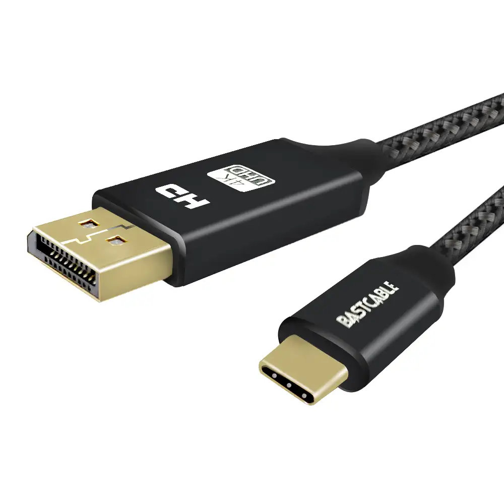 ¡4 K nuevo Thunderbolt USB 3,1 tipo C a Displayport DP adaptador cables displayport cable plano!