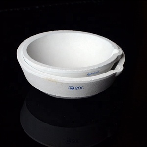 Platin eritme kullanımı sigortalı silika altın eritme çanak seramik erime botu - Product Image 3
