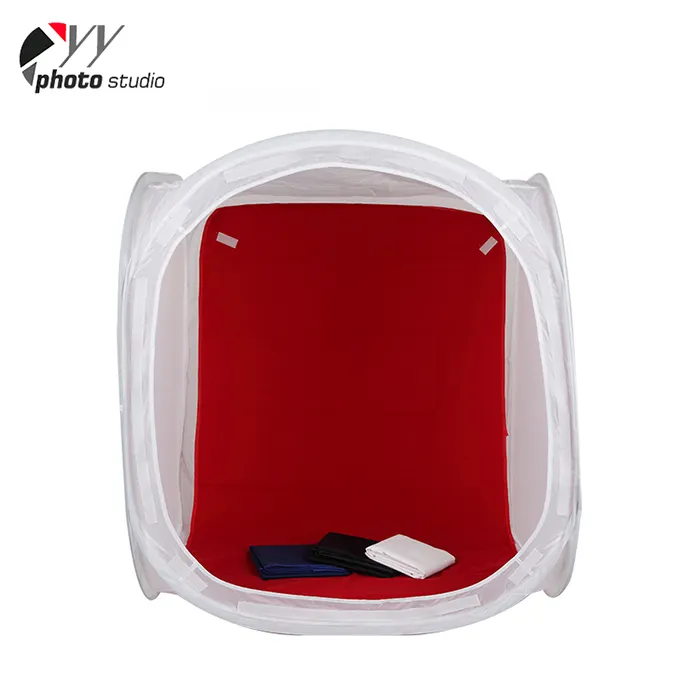 Professional manufacture movable portable adjustable four colors photo studio mini soft box shooting light tent