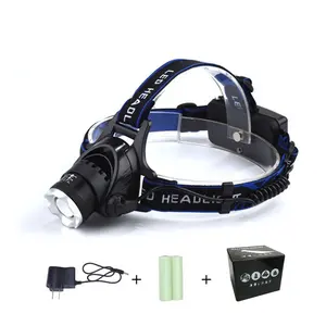 Rechargeable Led Headlamp Good Price Wholesale 500 Lumens High Power Rechargeable Zoom Led Headlight Heavy Duty Dual Quality Mining Industrial Headlamp
