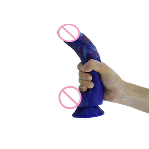 Juguete adulto del masturbatorio realista de las masturbaciones de las mujeres con la ventosa silicona líquida colorida - Product Image 3
