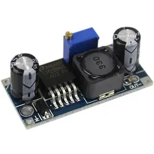 Regulador de voltagem ajustável 3a lm2596s lm2596, módulo de DC-DC ajustável 5v 12v 24v