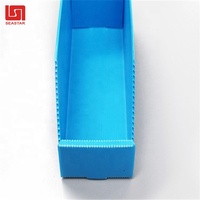 Boîte de rangement ondulée pliante en plastique PP Boîte de rangement creuse en coroplast Boîte en plastique imprimée pliable