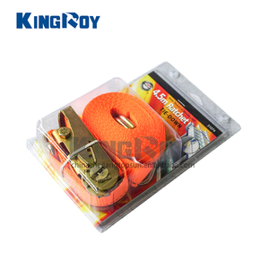 Sangles d'arrimage pour petits cargaisons de 1 pouce (25 mm), 2000 livres (900 kg), <span class=keywords><strong>sangle</strong></span> d'arrimage <span class=keywords><strong>à</strong></span> <span class=keywords><strong>cliquet</strong></span> pour moto - Product Image 2