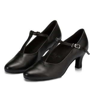 Baru Kedatangan Kualitas Tinggi L041 Benar Kulit Latin <span class=keywords><strong>Tango</strong></span> Tari Sepatu untuk Gadis Wanita - Product Image 1