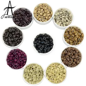 Anillos de Silicona con Revestimiento de Aluminio de 5.0 mm, Herramientas <span class=keywords><strong>para</strong></span> Extensiones de <span class=keywords><strong>Cabello</strong></span>, Cuentas <span class=keywords><strong>para</strong></span> <span class=keywords><strong>el</strong></span> <span class=keywords><strong>Cabello</strong></span> - Product Image 1