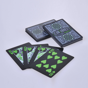 De adulto regalos de plástico a prueba de agua de Diamante Negro jugando a Poker tarjetas <span class=keywords><strong>Deck</strong></span> cubierta - Product Image 3