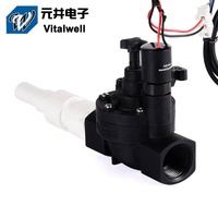 Controlador de válvula de riego electrónico inalámbrico Vitalwell VW1501 433MHz con batería IoT 3 AA para agricultura