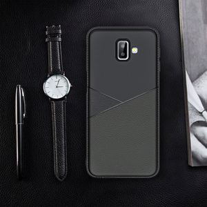 Accessoires mobiles 2018 PU Peau Noir TPU Pour Samsung Galaxy <span class=keywords><strong>J4</strong></span> Plus Couverture - Product Image 5