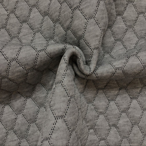 De haute Qualité Textile de Maison 70% POLY 30% BRUYÈRE <span class=keywords><strong>GRIS</strong></span> VISCOSE tricot toile à matelas Tissu - Product Image 1