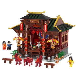 Xingbao Khối Xây Dựng 01020 Zhonghua Stree Trung Quốc Đại Nhà Hát 3820pcs Hạt Kiến Trúc Xây Dựng Gạch Xây Dựng Đồ Chơi - Product Image 4