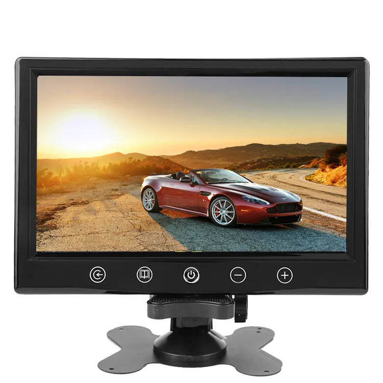 9 дюймов HD 800x480 цветной TFT ЖК-экран 2-полосный видео вход автомобильный монитор заднего вида дисплей для автомобиля DVD VCR STB резервная камера