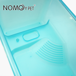 NOMOY PET - Vente flash - Boîte en plastique bleue multifonctionnelle pour <span class=keywords><strong>tortue</strong></span> - Terrarium avec plateforme <span class=keywords><strong>de</strong></span> basking et bol d'alimentation NX-19 - Product Image 5