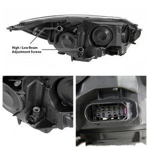 Applicare al faro anteriore per Auto faro faro anteriore auto faro faro Auto per <span class=keywords><strong>Ford</strong></span> <span class=keywords><strong>Focus</strong></span> 2012 2013 <span class=keywords><strong>2014</strong></span> fari luci di testa luci tipo USA - Product Image 3