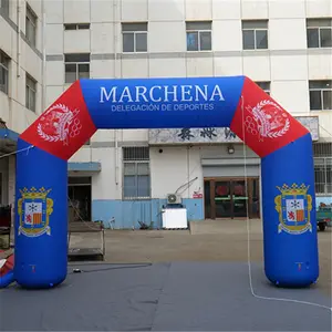 Inflatable Running Arch with LOGO print,Top quality sealed inflatable Gate/Finish line/Start line in advertising inflatables