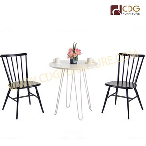 De aluminio Silla de comedor retro acabado windsor bistro visitante sillas para <span class=keywords><strong>contrato</strong></span> comedor uso - Product Image 2