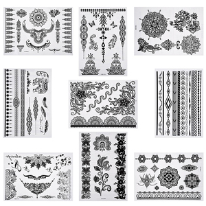 De no tóxico de estilo de moda India personalidad <span class=keywords><strong>Henna</strong></span> cuerpo etiqueta engomada del tatuaje <span class=keywords><strong>temporal</strong></span> - Product Image 6