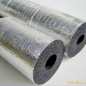 Haute densité isolation <span class=keywords><strong>thermique</strong></span> <span class=keywords><strong>auto</strong></span> adhesivefsk composite feuille d'aluminium canevas papier en caoutchouc mousse tube tupe - Product Image 2