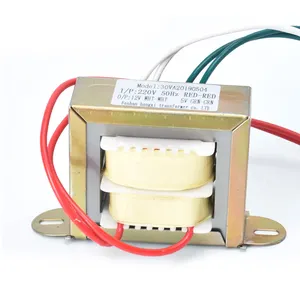 EI 28 EI 66  Low frequency 50/60HZ All Copper electric Power step down  220v to 12v 5v Transformer with pure copper winding