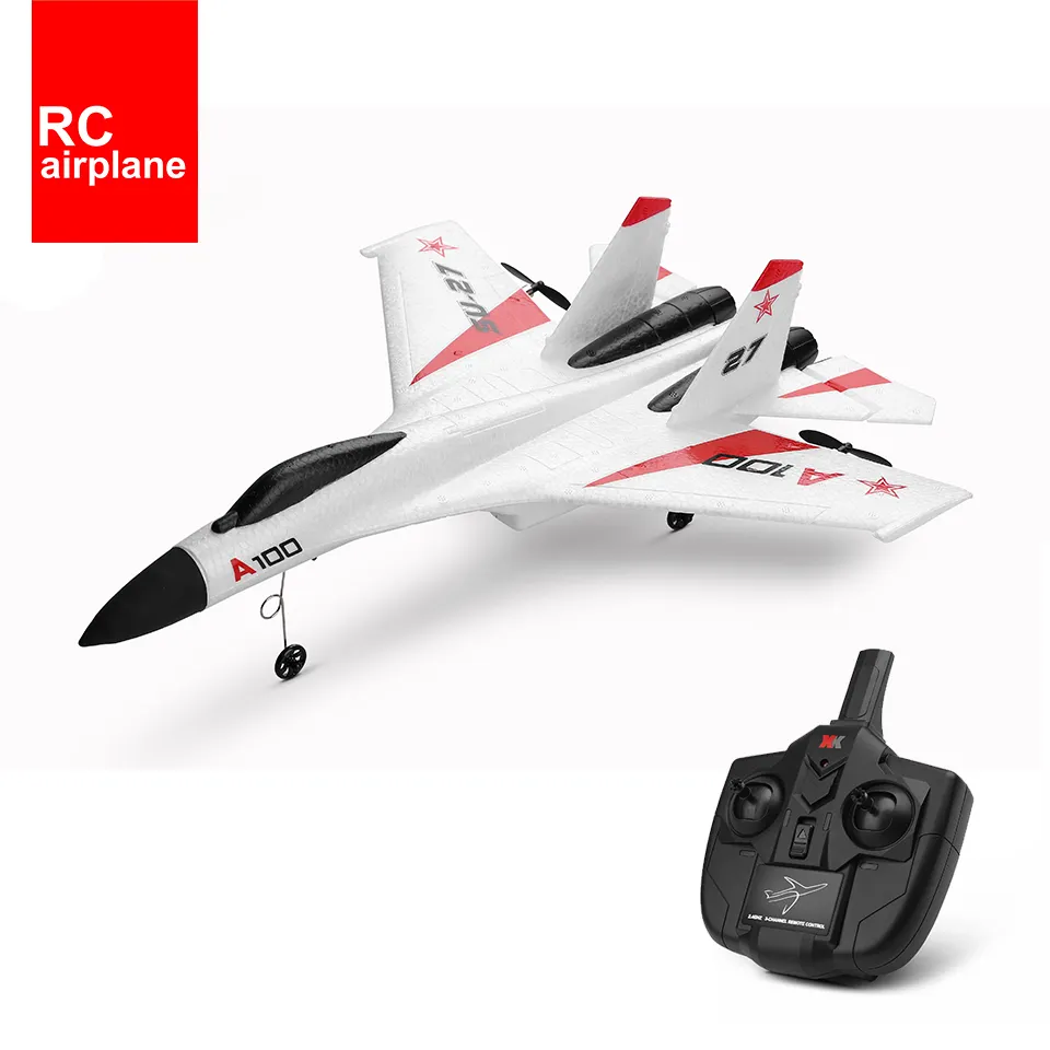 WL jouets Avion RC hobby jouets 3CH 2.4G Hz SU-27 Télécommande jouets