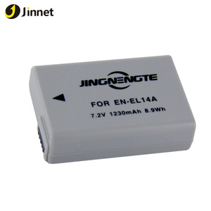 Jinnet EN-EL14a EN-EL14 Batterie Pour Coolpix <span class=keywords><strong>D5600</strong></span> D5300 D5200 D5100 D3300 D3200 D3100 Appareils PHOTO REFLEX NUMÉRIQUES - Product Image 1