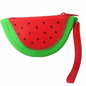 New Giveaway Gift Ideas Silicone Watermelon Wristlet Coin Purse