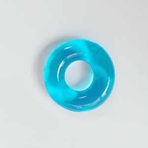 Anneaux péniens avec une largeur de 5 cm, une ouverture de 2 cm, une épaisseur de 1,5 cm et une couleur bleu clair, retardant l'éjaculation, jouet sexuel pour hommes - Product Image 6