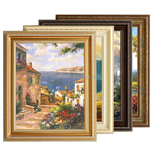 Khung Tranh Gỗ <span class=keywords><strong>36X48</strong></span> Treo Tường Màu Vàng Bạc Cổ Điển Bán Chạy Nhà Sản Xuất Chuyên Nghiệp - Product Image 1