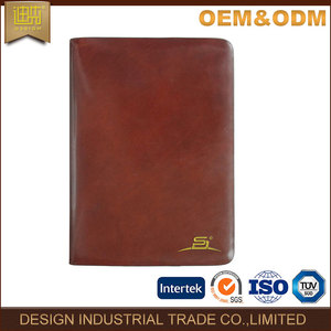 2019 China Árbol de los hombres de piel de arte <span class=keywords><strong>a4</strong></span> Cartera de cuero caso - Product Image 5