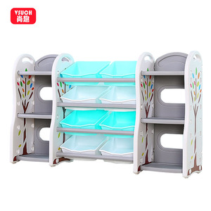 Étagère de rangement de jouets avec bacs meubles d'école utilisés meubles de jardin d'enfants - Product Image 1