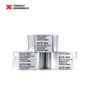 SCF900 30mm * 100m sıcak damgalama kağıt paket tarihi toplu kodlama baskı şerit yaldız sıcak damgalama folyo altın PET plastik jenerik - Product Image 3