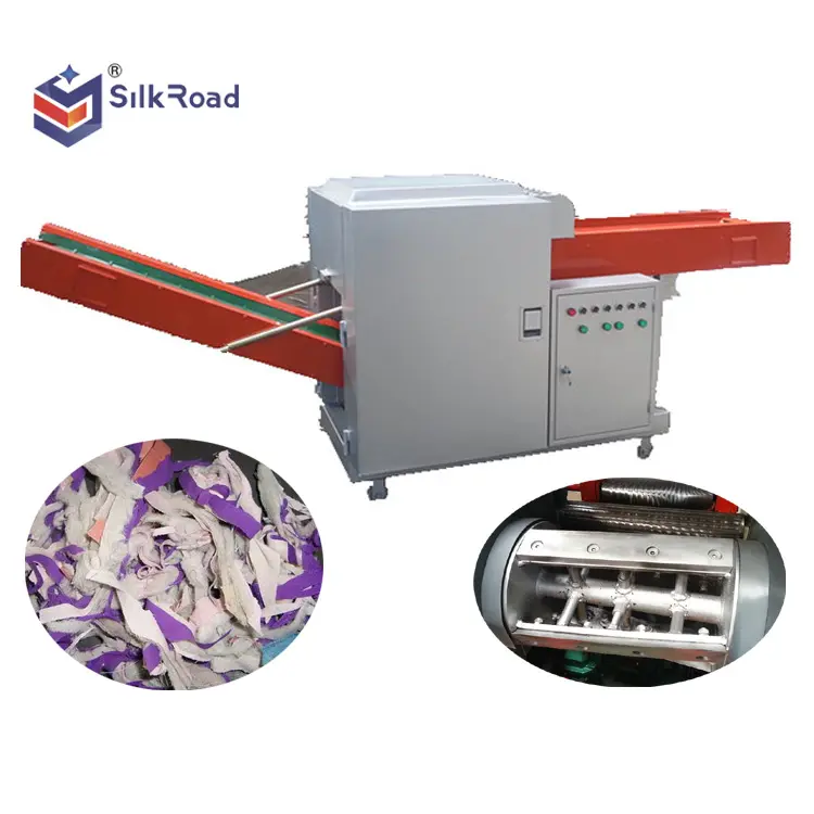 Máquina profesional para cortar residuos de tela de algodón