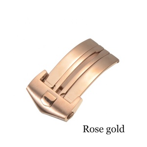 18Mm 20Mm Đồng Hồ Khóa Thép Không Gỉ Ban Nhạc Đồng Hồ Phụ Kiện Cho T-G Heue Gấp Kim Loại Clasp Nhà Máy Trực Tiếp Bán - Product Image 3