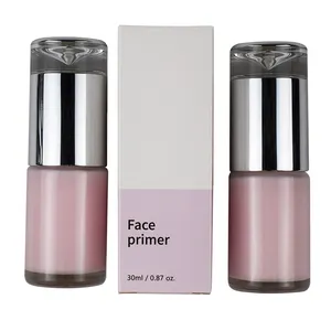 Grosir lembut dan halus perawatan kulit Makeup Primer alami pelembab Mineral cair Primer dengan fitur pemutih