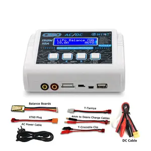 Htrc C150 AC/DC 150 W 10A RC Smart Battery Balance Charger untuk Lipo Lihv Life Lilon NiCd NiMH PB Baterai Discharger