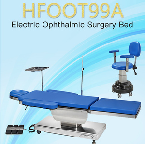 Mesa de operaciones oftálmica eléctrica, instrumento quirúrgico, médico, posición sentado