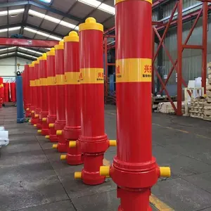 Thủy lực jack đôi diễn xuất đa tầng di động được sử dụng cho tipper Xe Tải/đa tầng đơn diễn xuất xi lanh thủy lực OEM ODM Sản xuất tại Trung Quốc nhà máy xi lanh thủy lực