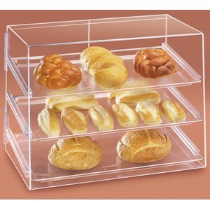 Transparent Acrylic Bakery Bread and Cakes Retail Display <strong>Showcase</strong> Eco-friendly Acrylic Bakery <strong>Bagel</strong> Display Case