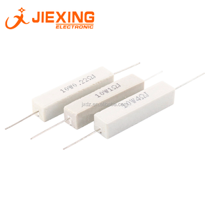 Điện Trở Xi Măng <span class=keywords><strong>10</strong></span> W <span class=keywords><strong>10</strong></span> Ohm 10R <span class=keywords><strong>10</strong></span> Watts 10W10RJ Loại Trục - Product Image 3