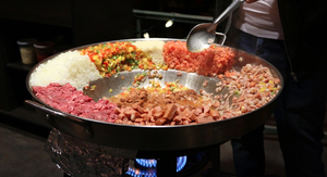 Lớn Mexican phong cách Chảo comals cazo vỉ nướng nồi chiên chicharron sâu thép không gỉ Fry <span class=keywords><strong>Pan</strong></span> cho carnitas panza abajo 22.5 "paella - Product Image 4