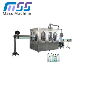 Máquina de llenado de agua mineral 3 en 1 Monblock completamente automática para botellas de plástico/vidrio Control PLC Acero inoxidable Alto - Product Image 2
