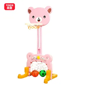 Großhandel Beste Verkauf Bewegliche Spielzeug Kunststoff Mini Basketball Stehen Für Kinder