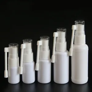 15ml 20ml 30ml 50ml White PET Liquid Medicine Plastic flaschen 360 grad rotation elefanten stamm spray flasche