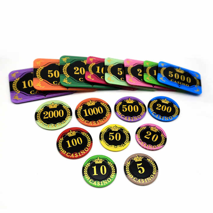 Acryl poker chip hersteller