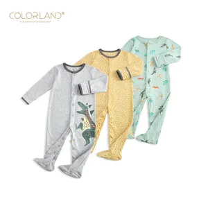 Colorland New design boys and girls cartoon newborn clothes baby long sleeve bodysuit mamas & papas quality