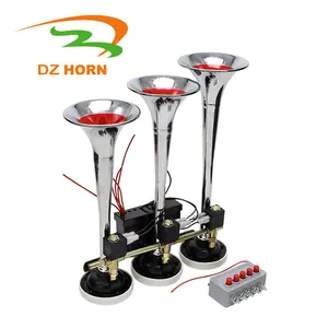 Bán Buôn Ma Thuật Giọng Nói Âm Nhạc Xe Sừng 3 Trumpet 5 Âm Thanh Điện Air Horn Cho Xe Tải