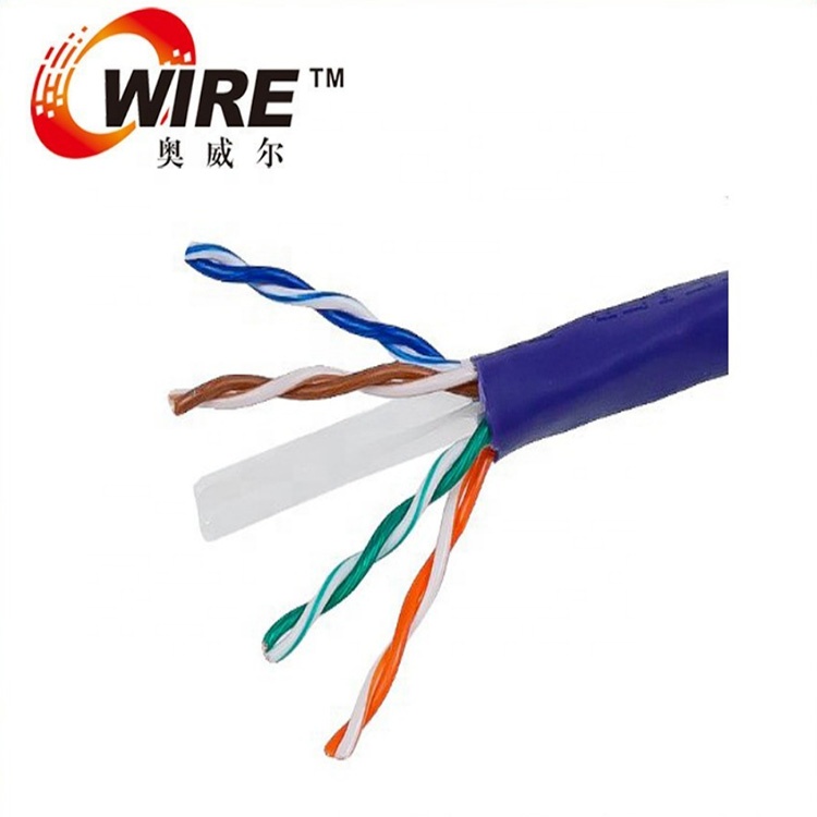 CPR RoHS сертификаты 4Pr 0,56 мм BC utp Cat6 lan кабель utp Крытый ethernet кабель